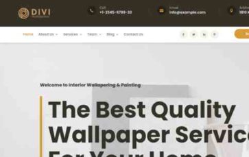 Divi Painter Service (screenshot desktop)