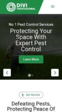 Divi Pest Control Services (screenshot mobile)
