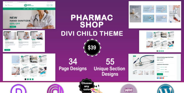 Divi Pharmacy Shop (Divi Professional)