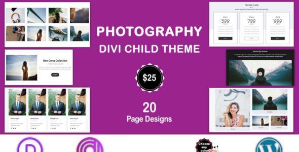 Divi Photography (Divi Professional)