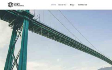Divi Photography (Divi Professional) (screenshot desktop)