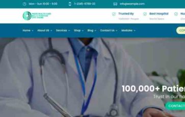 Screenshot Desktop Divi Prahi Medical HealthCare (screenshot desktop)