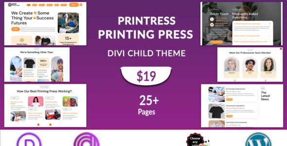 Divi Printing Press Services (Divi Professional)