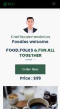 Divi Restaurant & Cafe (screenshot mobile)