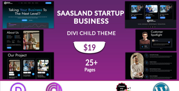 Divi Startup Business (Divi Professional)