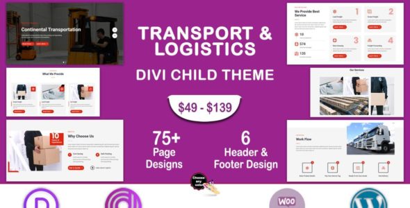 Divi Transport & Logistics (Divi Professional)
