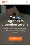 Screenshot Mobile Divi Transportation & Cargo (screenshot mobile)