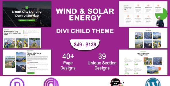 Divi Wind And Solar Energy (Divi Professional)