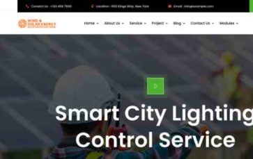 Divi Wind And Solar Energy (screenshot desktop)