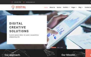 DP Digital Marketing (screenshot desktop)