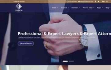 DP Lawyer & Attorney (screenshot desktop)