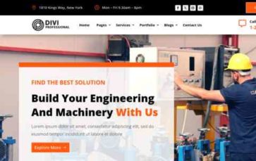 Engineering and Machinery Business (screenshot desktop)