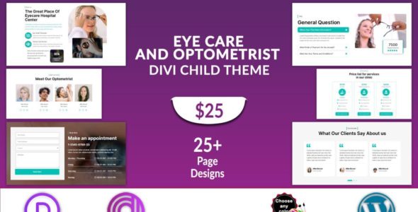 Eye Care and Optometrist (Divi Professional)