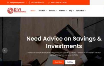 Finance And Consulting (screenshot desktop)