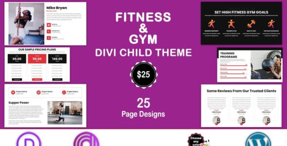 Fitness and Gym #1 (Divi Professional)
