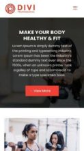 Screenshot Mobile Fitness and Gym #1 (screenshot mobile)