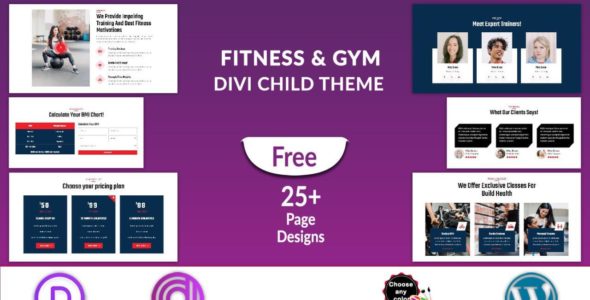 Fitness and Gym #2 (Divi Professional)