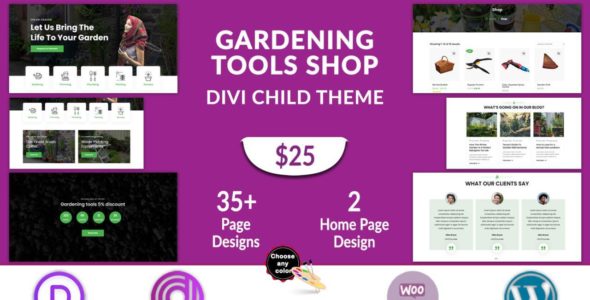 Gardening Tools Shop (Divi Professional)