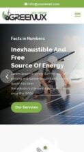 Greenxus Divi Solar Services (screenshot mobile)