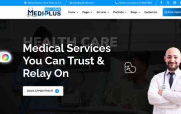 Mediplus (Divi Professional) - (screenshot desktop)