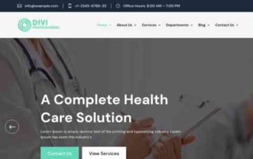 Multipurpose Medical (screenshot desktop)