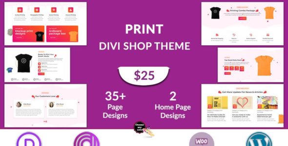 Print Shop (Divi Professional)
