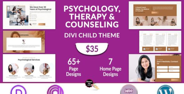 Psychology, Therapy & Counseling (Divi Professional)
