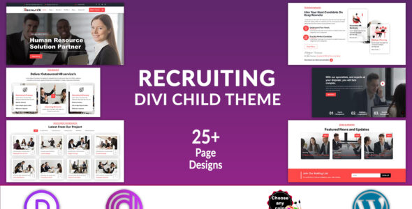 Recruitx Divi Recruiting (Divi Professional)