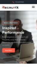 Recruitx Divi Recruiting (screenshot mobile)