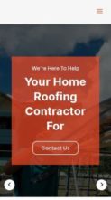 Screenshot Mobile Roofing Services (Divi Professional) (screenshot mobile)