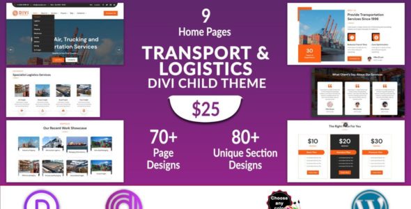 Transport and Logistics (Divi Professional)