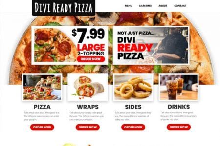 Divi Ready Pizza (Divi Ready Themes)