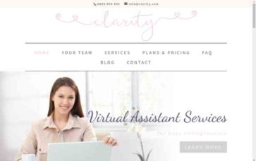Clarity (Divi Soup) (screenshot desktop)