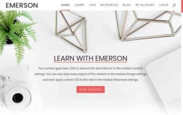 Emerson For LifterLMS (screenshot desktop)