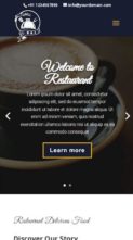 Diner (Divi Theme Center) - (screenshot mobile)