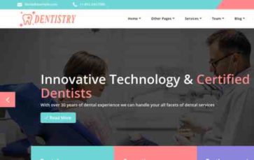 Divi Smile (screenshot desktop)
