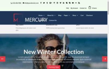 Mercury (Divi Theme Center) - (screenshot desktop)