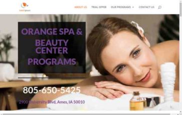 Orange Spa (screenshot desktop)