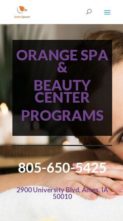 Orange Spa (screenshot mobile)