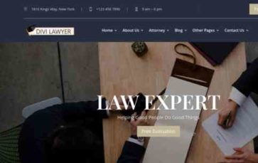 Solicitor (Divi Theme Center) (screenshot desktop)