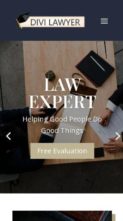 Solicitor (Divi Theme Center) (screenshot mobile)