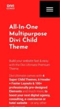 Screenshot Mobile Divi Ultimate (WebsitesGermany) - (screenshot mobile)