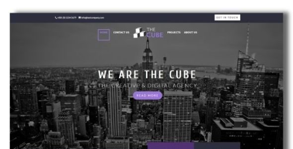 The Cube Agency (Divi Themes)