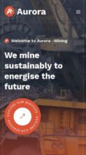 Screenshot Mobile Aurora (DiviCoded) - (screenshot mobile)