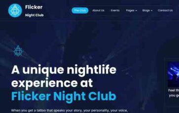 Flicker (DiviCoded) - (screenshot desktop)