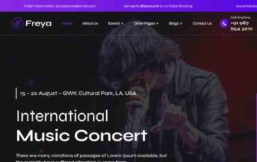 Freya (DiviCoded) - (screenshot desktop)