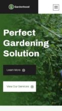 Screenshot Mobile Gardenhood (screenshot mobile)