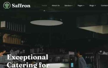 Saffron (DiviCoded) - (screenshot desktop)