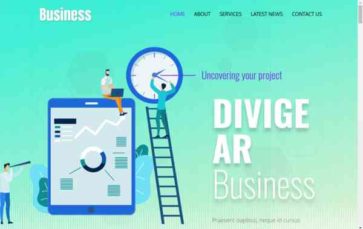Business (DiviGear) (screenshot desktop)