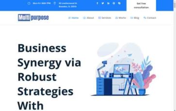 Multipurpose (DiviGear) (screenshot desktop)